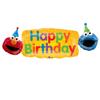 Sesame Street Birthday Party Balloons - Set Of 3 Balloon Decorations Featuring Cookie Monster And Elmo For A Special Kids Bday Centerpiece Decoration Theme view 2