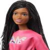 Barbie It Takes Two Doll, Brooklyn Fashion Doll with Braided Hair, Pink NYC Shirt, Metallic Skirt & White Shoes view 3