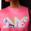 Barbie It Takes Two Doll, Brooklyn Fashion Doll with Braided Hair, Pink NYC Shirt, Metallic Skirt & White Shoes view 4