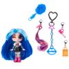 B Pack, Luscious Locks Frank E-Girl Collectible Doll with Removable Hair Extension and Doll Accessories, 3.5-inch, Kids Toys for Girls Ages 5 and up view 4
