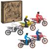 Supercross, Authentic 5-Pack of 1:24 Scale Die-Cast Motorcycles with Rider Figure, Toy Moto Bike for Kids and Collectors Ages 3 and up view 1