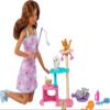 Barbie Kitty Condo Doll & Pets, Cat Tree Toy Playset with 5 Kitten Figures & Accessories view 1