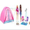Barbie Dolls & 20 Accessories, It Takes Two Camping Tent Playset with Brooklyn & Malibu, Plus 2 Moving Animals (Amazon Exclusive) view 1