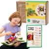 KiwiCo Froggie Lab Dissection Plush Toy - Anatomy Learning Toy for Ages 3 and Up view 1