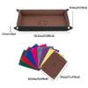 KISLANE Dice Tray 8 Pieces Folding Rectangle Dice Storage, Felt Dice Tray Holder for DND, RPG, MTG and Other Board Games (Rectangle) view 4