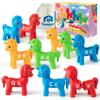 Coogam Unicorn Uppercase & Lowercase Letters Matching Game,13pcs Double-Sided ABC Letter Toys with 26 Alphabet Recognition Match Games Preschool Educational Montessori Toys for Toddlers Boys Girls view 1