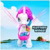 Hatchimals CollEGGtibles, Hatchicorn Unicorn Toy with Flapping Wings, Over 60 Lights & Sounds, 2 Exclusive Babies, Kids Toys for Girls Ages 5 and up view 4