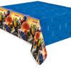 Transformers Party Supplies Bundle Pack includes 24 Dessert Paper Plates, 2 Plastic Table Covers, 1 Dinosaur Sticker Sheet view 4