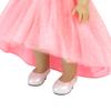 Sophia's Sparkling High Heels with Closed Toes and Glitter Platform Pumps for 18 Inch Dolls, Silver view 4