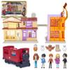 Wizarding World Harry Potter, Amazon Exclusive Deluxe Diagon Alley & Hogwarts Express, 4 Playsets in 1 with Lights & Sounds, 5 Figures, 33 Accessories view 1