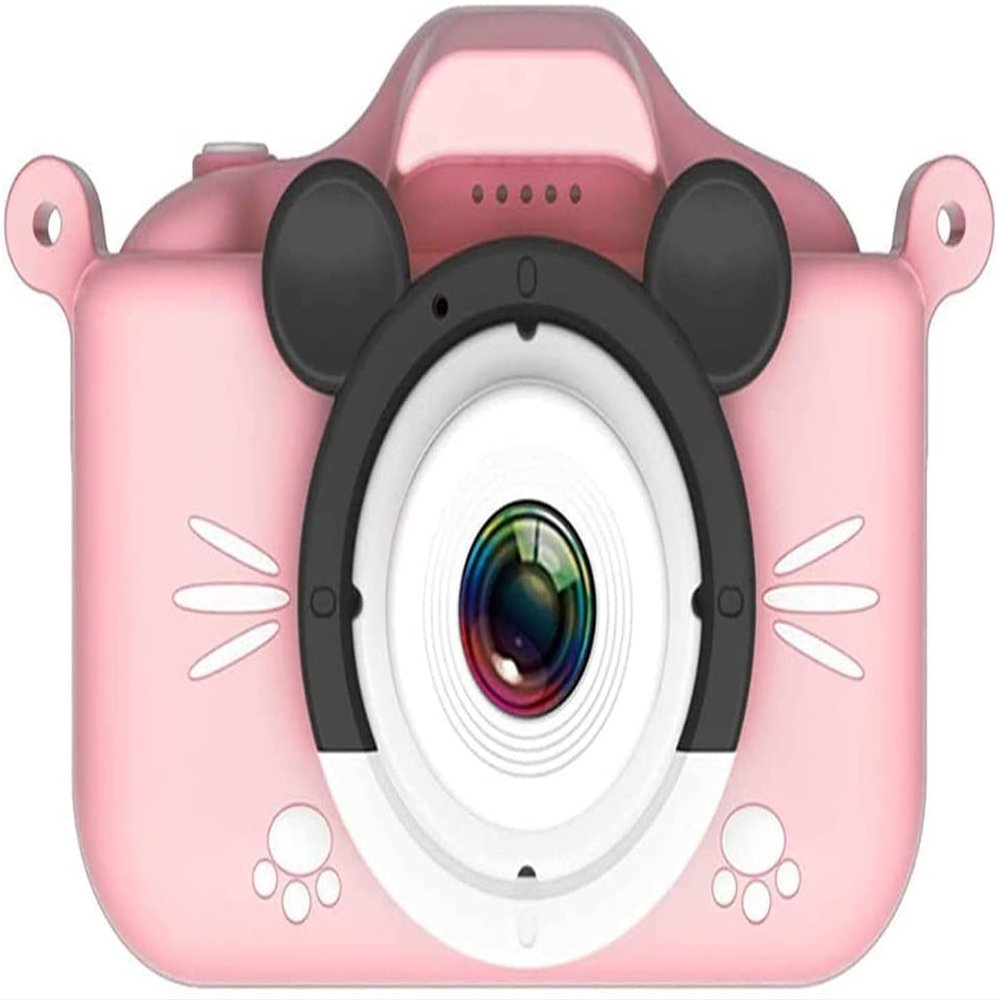 NCRD Kids Camera Toys Gifts, Children Digital Video Camera Toys for Boys Girls Birthday Festival Gifts (Color : Pink)