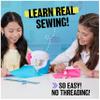 Cool Maker, Exclusive Neon Stitch N Style Fashion Studio, Sews 8 Stylish Projects, Pre-Threaded Sewing Machine Toy, Arts & Crafts Kids Toys for Girls view 2