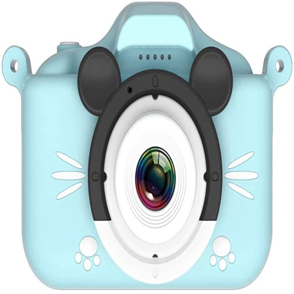 NCRD Kids Camera Toys Gifts, Children Digital Video Camera Toys for Boys Girls Birthday Festival Gifts (Color : Blue)