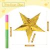 Civaner 3 Pcs Foil Star Piata with a Blindfold and Bat Foldable Star Piatas for Girl Kids Boys Adults Birthday Wedding Christmas Cinco de Mayo Party Decorations view 2
