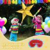 Civaner 3 Pcs Foil Star Piata with a Blindfold and Bat Foldable Star Piatas for Girl Kids Boys Adults Birthday Wedding Christmas Cinco de Mayo Party Decorations view 4