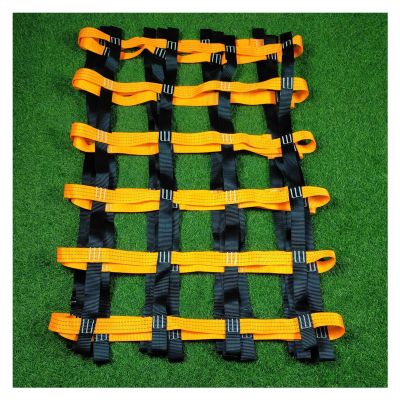 DREAMOSA Indoor Climbing Net for Kids,Cargo Net Polyester Rope Ladder Outdoor Jungle Gyms Adult Webbing Net Climb,for Playground,Ninja Obstacle Courses,Treehouse,Swing Set,Training Equipment
