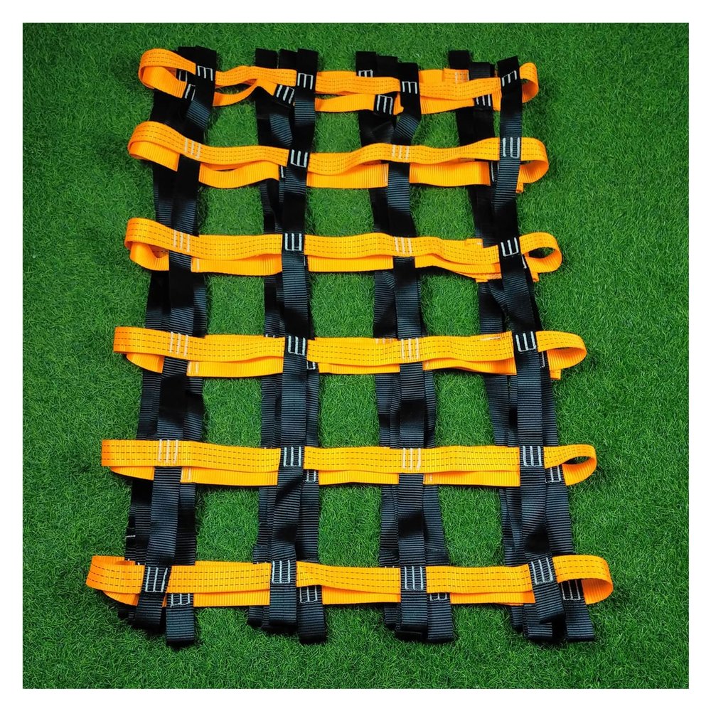 DREAMOSA Indoor Climbing Net for Kids,Cargo Net Polyester Rope Ladder Outdoor Jungle Gyms Adult Webbing Net Climb,for Playground,Ninja Obstacle Courses,Treehouse,Swing Set,Training Equipment