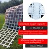 DREAMOSA Climbing Cargo Net White,Playground Cargo Net,Ninja Warrior Obstacle Course Training for Kids Netting Protection Fence Decor Hammock Net Rope Ladder,for Outdoor Treehouse,Swing Set view 3
