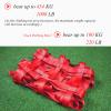 DREAMOSA Climbing Net for Adults Outdoor,Playground Net,Kids Webbing Cargo Rope Ladder Balcony Banister Protection Fence Decor Net,for Treehouse,Ninja Slackline,Jungle Gyms,Swing Set,Red view 3