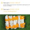 DREAMOSA Kids Climbing Netting,Net for Kids Cargo Swing Set Ladder Ninja Slackline Obstacle Webing Net Balcony Banister Protection,for Backyard&Playground Equipment,Treehouse,Indoor/Outdoor view 3