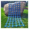 DREAMOSA Climbing Net for Kids Indoor,Cargo Net Climbing Adult,Ninja Line Obstacle Course Swing Set Jungle Gym Playground Safety Nets Netting Climbing Ladder,Polyester Webbing Heavy Duty,Blue view 1