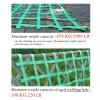 Climbing Net for Swing Set,Ninja Warrior Obstacle Course for Kids,Outdoor Playground Ladder Cargo Heavy Duty Polyester Webbing Nets,for Jungle Gyms,Backyards,Tree Houses,Green ( Size : 1x7m/3.3x23ft ) view 3