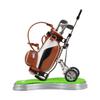 Dual-Purpose Golf Pen Holder With 3-Piece Pen Set, Office Desk Decor, Cake Topper, Birthday Gifts for Golfers, Fans, Women, Men, Dad view 2