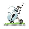 Dual-Purpose Golf Gift Golf Pen Holder with 3 Pieces Golf Pen Set,Office Desk Decor, Golf Cake Topper Golf Birthday Gifts for Golfer Golf Fans Souvenir Women Men view 2