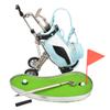 Dual-Purpose Golf Gift Golf Pen Holder with 3 Pieces Golf Pen Set,Office Desk Decor, Golf Cake Topper Golf Birthday Gifts for Golfer Golf Fans Souvenir Women Men view 4