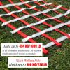 DREAMOSA Cargo Net for Kids Climbing,Hammock Net Swing Set Ninja Line Jungle Gym Fence Protection Rope Net Truck Nets Netting,Accessories for Slacklines,Backyard Playground,Outdoor Treehouse view 3
