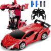 Dolanus Remote Control Car - Transform Robot RC Cars Contains All Batteries: One-Button Deformation and 360 Degree Rotating Drifting, Present Christmas Birthday Gift for Boys/Girls view 1