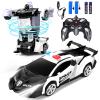Dolanus Remote Control Car - Transform Robot RC Cars Contains All Batteries: One-Button Deformation and 360 Degree Rotating Drifting, Present Christmas Birthday Gift for Boys/Girls view 1