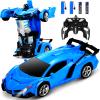 Dolanus Remote Control Car - Transform Robot RC Cars Contains All Batteries: One-Button Deformation and 360 Degree Rotating Drifting, Present Christmas Birthday Gift for Boys/Girls view 1