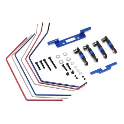 CNC Alloy Front&Rear Wide Sway Bar Kit for 1/10 Traxxas Slash 2WD Short RC Car