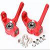 GTBRacing CNC Aluminum RC Car 1/5 LOSI Desert Buggy DBXL DBXL-E V1.0/2.0 MTXL Universal Front Steering Spindle Knuckled Hub Set Upgrade Parts (Red) view 1