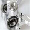 GTBRacing CNC Aluminum RC Car 1/5 LOSI Desert Buggy DBXL DBXL-E V1.0/2.0 MTXL Universal Front Steering Spindle Knuckled Hub Set Upgrade Parts (Silver) view 3