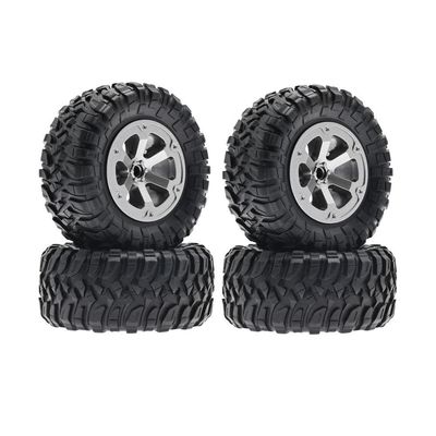 ND 4Pack Track Wheel Tyres Tires Upgrade 1/16 for WPL B14 C24 for Military Truck for RC Car