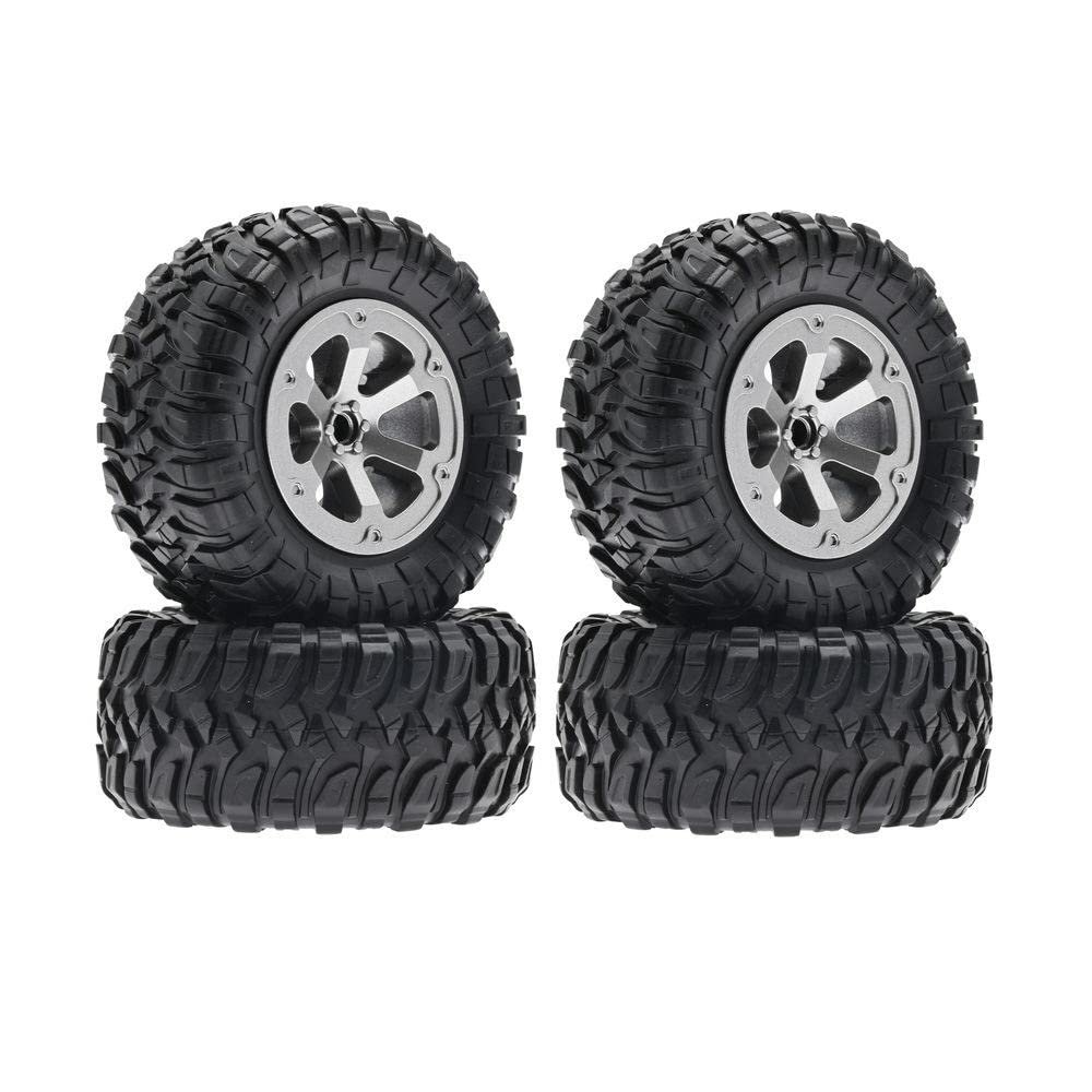 ND 4Pack Track Wheel Tyres Tires Upgrade 1/16 for WPL B14 C24 for Military Truck for RC Car