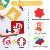 20 PCS Sturdy Stencils for Kids, 8 Inch Kids Stencils with 5 Pcs Scratch Paper for Painting to Imaginative Children's Stories, Learning Tools for Toddlers and Preschooler view 3