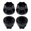 AMOGOT 4Pcs RC Metal 12mm Hex Wheel Hubs Adapters for 1.9/2.2inch Beadlock Wheel Rim Axial Scx10 Trx4 Wraith Gen7 Gen8 D90 CC01 1/10 RC Crawler (15mm) view 1
