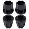 AMOGOT 4Pcs RC Metal 12mm Hex Wheel Hubs Adapters for 1.9/2.2inch Beadlock Wheel Rim Axial Scx10 Trx4 Wraith Gen7 Gen8 D90 CC01 1/10 RC Crawler (22mm) view 1