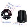 AMOGOT 4Pcs RC Metal 12mm Hex Wheel Hubs Adapters for 1.9/2.2inch Beadlock Wheel Rim Axial Scx10 Trx4 Wraith Gen7 Gen8 D90 CC01 1/10 RC Crawler (22mm) view 2