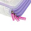 Girabrilla Nice Group Unicorn Pencil Case with 3 Compartments for Children, Duvet Effect, Purple view 3