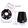 AMOGOT 4Pcs RC Metal 12mm Hex Wheel Hubs Adapters for 1.9/2.2inch Beadlock Wheel Rim Axial Scx10 Trx4 Wraith Gen7 Gen8 D90 CC01 1/10 RC Crawler (18mm) view 2