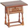 Melody Jane Dolls Houses Dollhouse Wooden Tudor Drop Leaf Table Miniature JBM Walnut Dining Furniture view 1