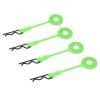 RC Car Body Clips Pins, 4 Pack Universal Metal and Silicone Shell Retainers, Green, Compatible with ARRMA Axial SCX10 D90 GEN8, 1/10 Scale Model Cars view 4