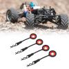 SPYMINNPOO RC Body Clips Pins, 4PCS RC Body Clips Pins RC Car Shell Body Fixed Clips Retainer Silicone Metal Universal for 1/10 Model Car(Black) Model Toys view 2