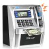 Upgraded ATM Savings Bank, Piggy Bank Machine for Real Money with Card, Bill Feeder, Coin Reader, Balance Calculator Safe Box for Kids Adults view 1