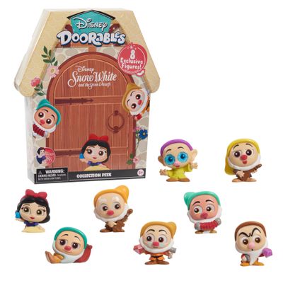 Disney Doorables Snow White Collection Peek, Easter Basket Stuffers, Easter Basket Fillers, Gifts, Presents, Officially Licensed Kids Toys for Ages 5 Up, Gifts and Presents by Just Play