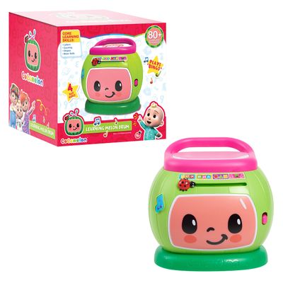 Cocomelon Learning Melon Drum Interactive Lights and Sounds, Learning and Education, Officially Licensed Kids Toys for Ages 18 Month by Just Play